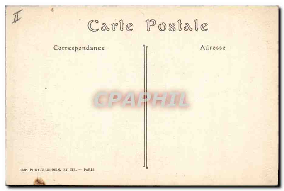 CPA Compiegne La Sous Prefecture   — Verso
