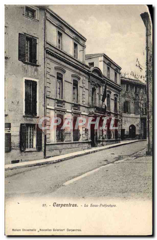 CPA Carpentras La Sous Prefecture  