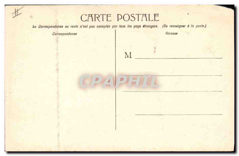 CPA Carpentras La Sous Prefecture   — Verso
