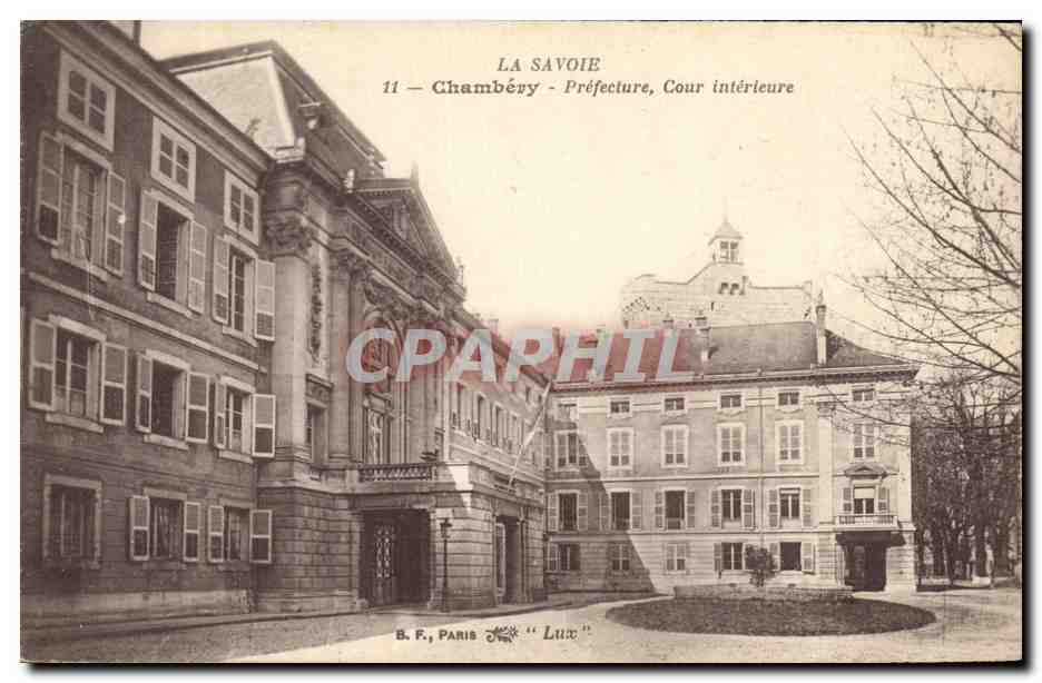 CPA Prefecture Cour interieure Chambery 