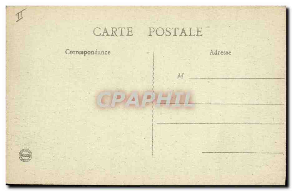 CPA Prefecture Cour interieure Chambery  — Verso