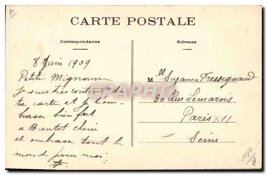 CPA Folklore Au pays des Paludiers Jeune paludier  — Verso