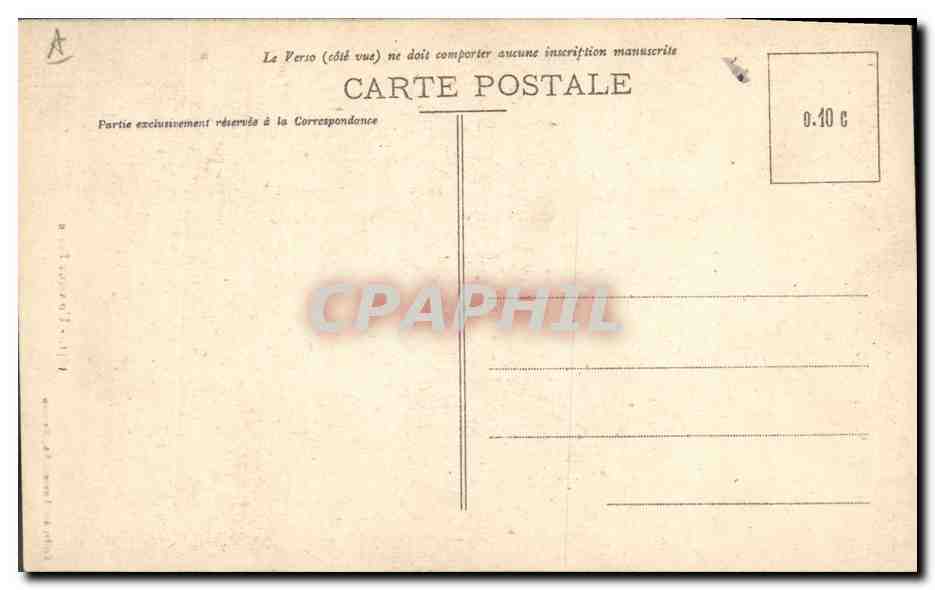 CPA Folklore Un vieux brave Militaria Medaille  — Rückseite