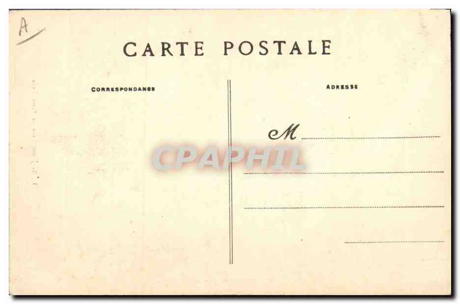 CPA Folklore Jeune fille de Pont Aven  — Verso