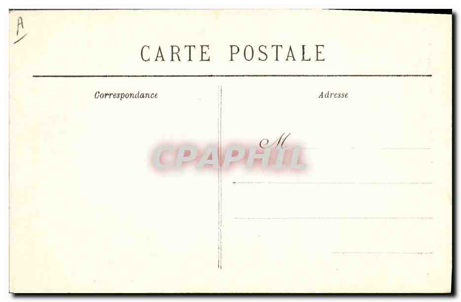 CPA Folklore Femme de Quimper en costume de fete  — Verso