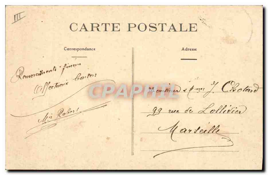 CPA Folklore Bretagne Enfants  — Verso