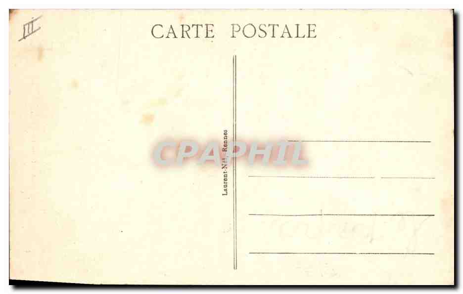 CPA Folklore Jeune Lorientaise  — Verso