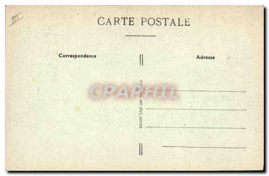 CPA Folklore Batz Paludieres et jeunes paludiers  — Verso