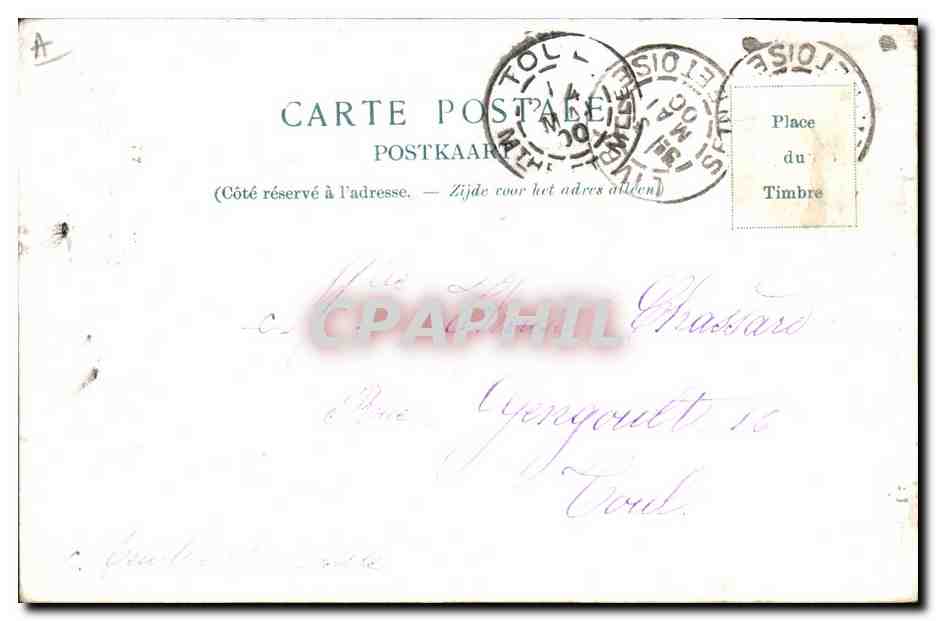 CPA Militaria Russie Russia Tirailleur de la garde Officier  — Verso