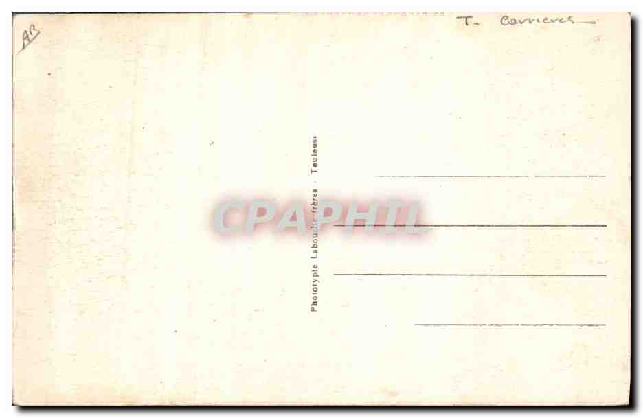 Saint-Béat — La Grande Carrière de Marbre — Les Pyrénées Centrales — n°125 — éditeur Labouche frères, Toulouse — Verso