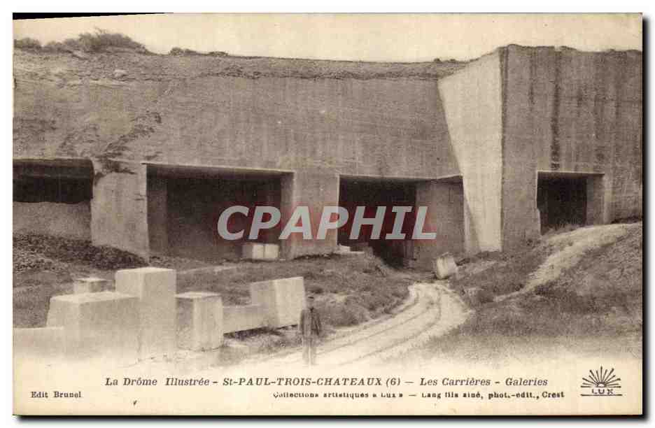 St-PAUL-TROIS-CHATEAUX (6) — Las Canteras - Galerías — Edit. Brunel
