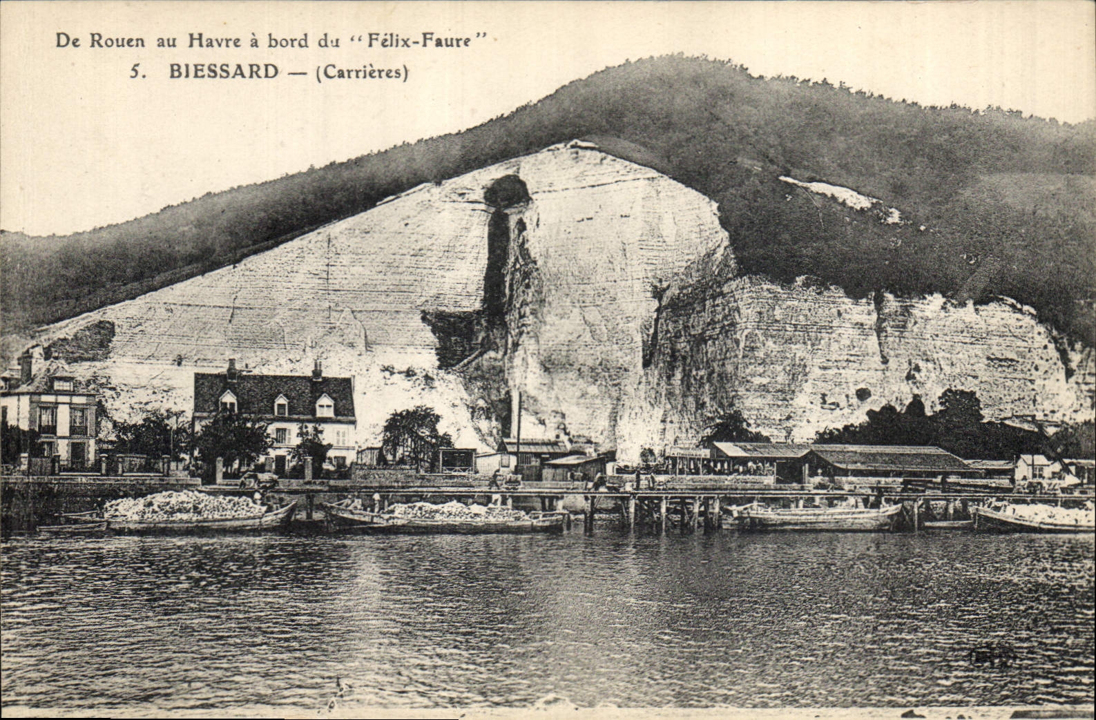 Biessard — Carrières du « Félix-Faure » — Éditeur Biessard