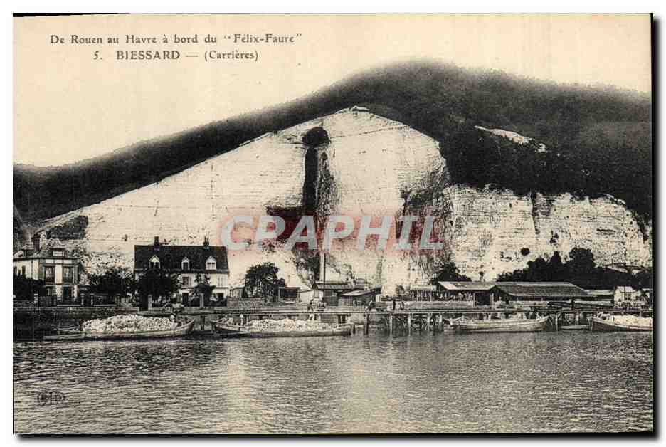 De Rouen au Havre à bord du "Félix-Faure" — 5. BIESSARD (Carrières)