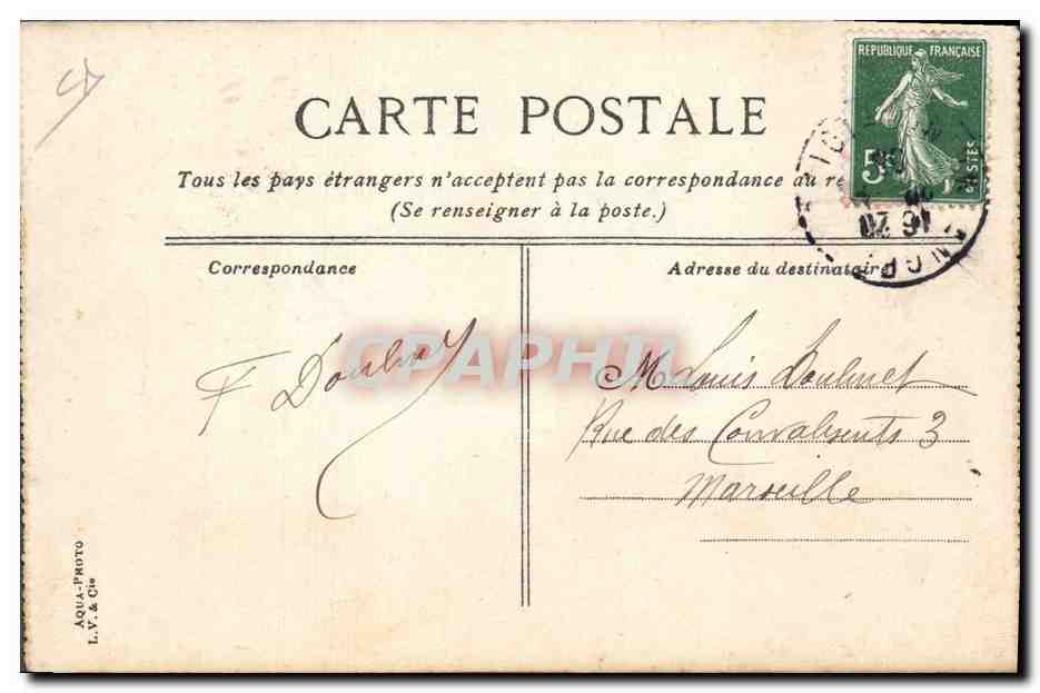 CPA Carrieres Trelaze Ardoisiers a l'ouvrage — Rückseite