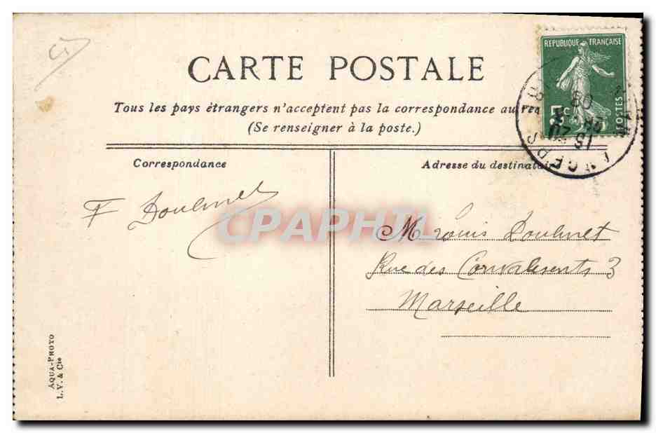 Trélazé — Vue d'ensemble des ardoisières — V. & Cie — Rückseite