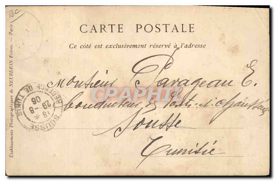 CPA Commission des ardoisieres d'Angers Lariviere Puits des Grands Carreux — Rückseite