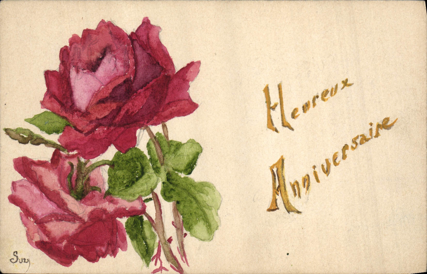 Roses — Anniversaire — Sury