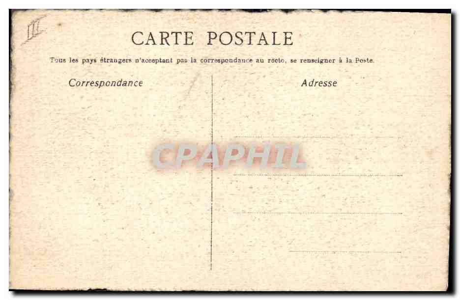 CPA Fantaisie (dessin a la main) Maison  — Rückseite