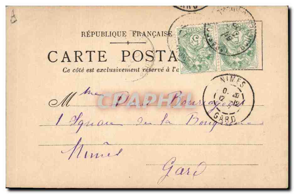 Fleurs de printemps — illustration — A. LLYSS — Verso