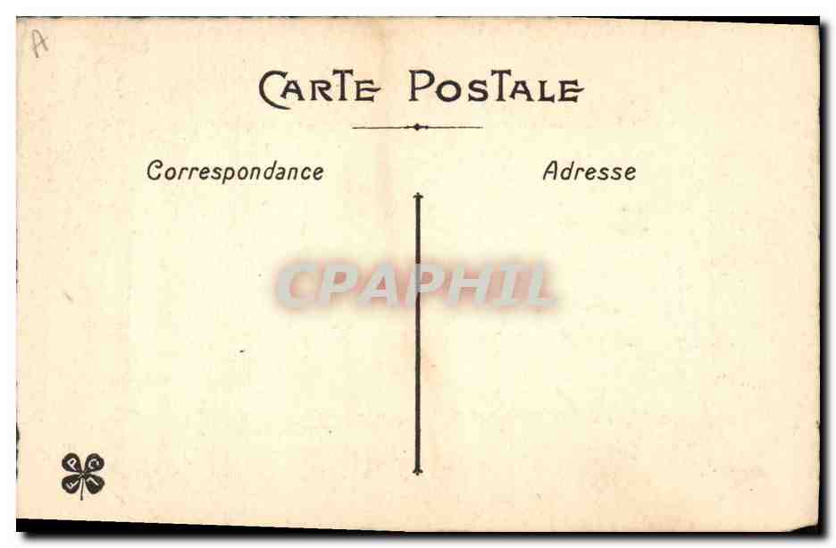 Les Baisers — poème illustré de violettes — Carte Postale — Verso