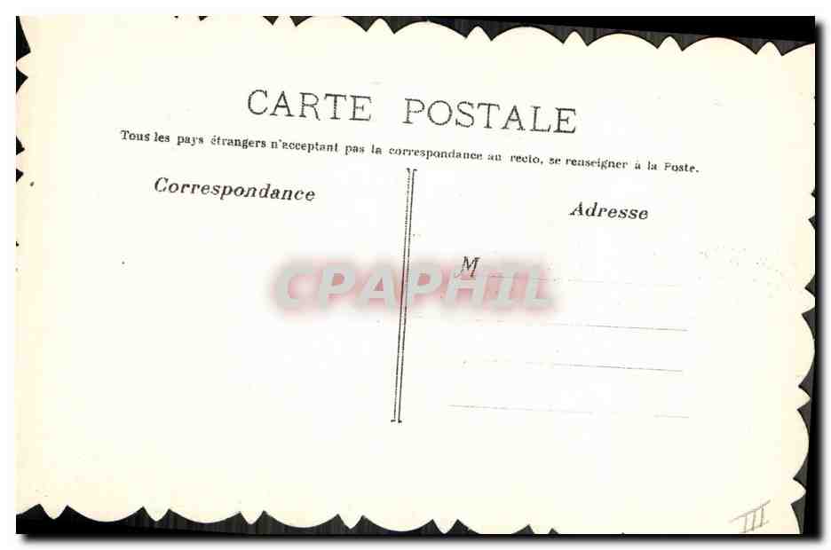 CPA Fantaisie (dessin a la main) Fleurs  — Rückseite