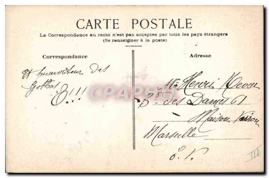CPA Fantaisie (dessin a la main) Fleurs Rintintin — Rückseite