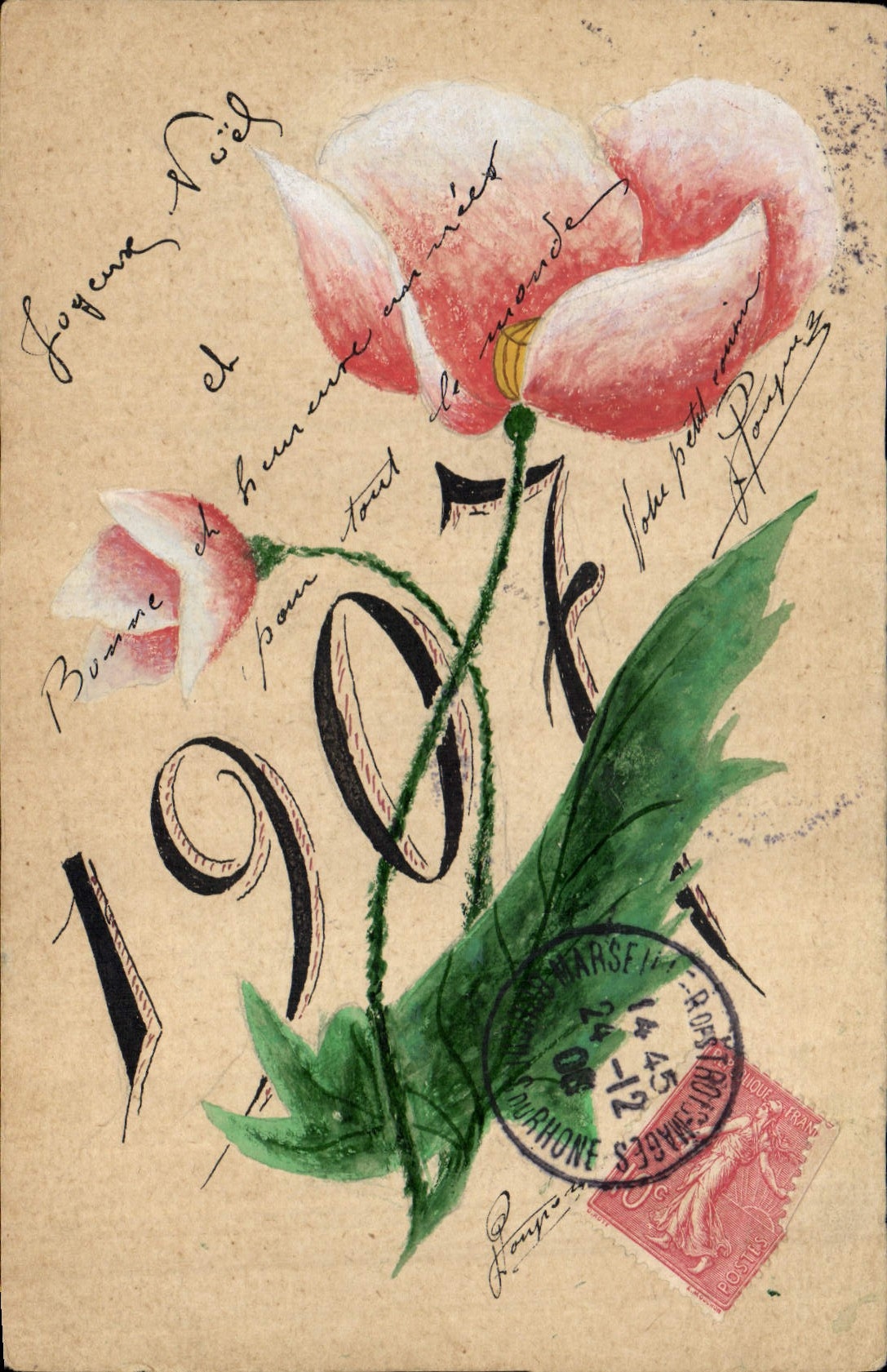 Fleur de pâquerette — 1907 — Paris