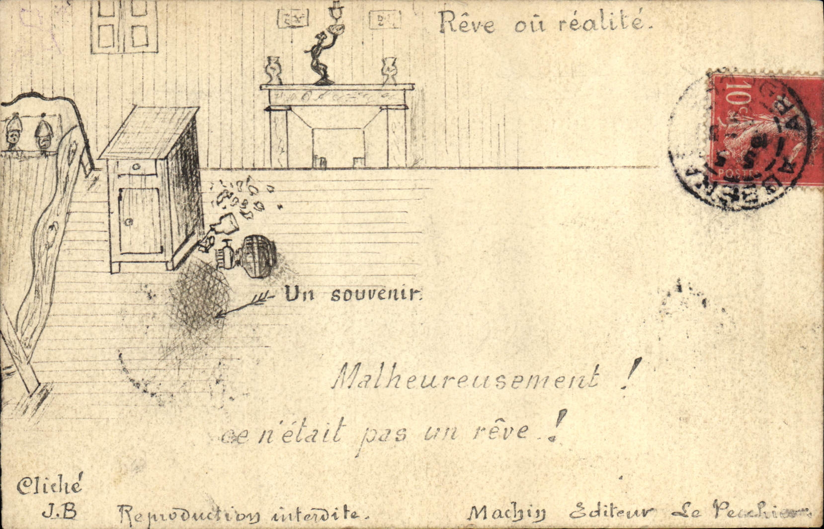 Intérieur de pièce — scène avec souvenirs — Machiy Éditeur, Le Pechier