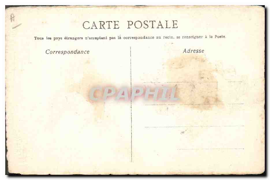 Soldat de la guerre — uniforme bleu avec décorations — CPAPHIL — Rückseite