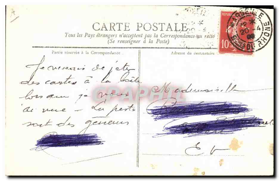 Deux femmes en tenue d'époque — dessin à l'encre — éditeur inconnu — Rückseite