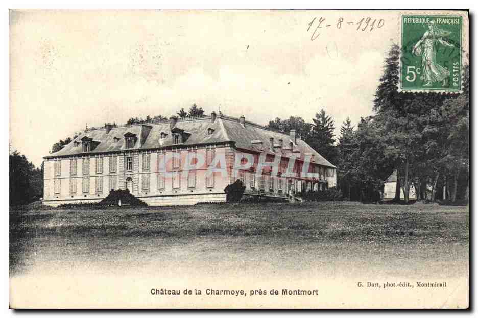 Château de la Charmoye, près de Montmort — G. Dart, phot.-édit., Montmirail