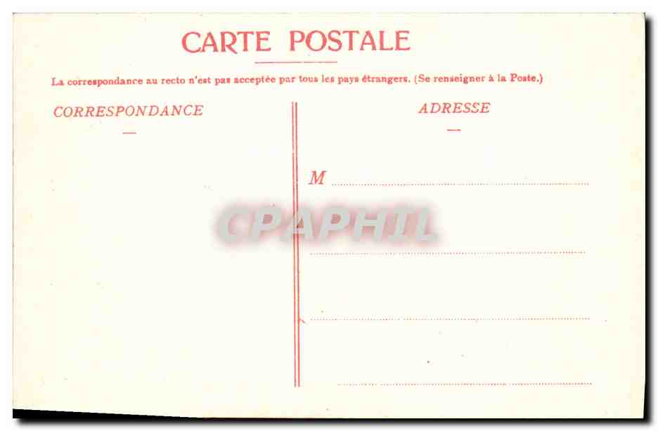 Le Limousin — Ruines de Chalusset — Éditeur non identifié, n° de série non visible — Verso