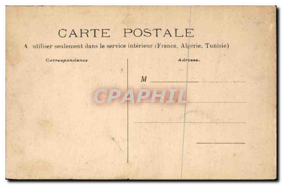 CPA Chateau de la Charnaye  — Verso