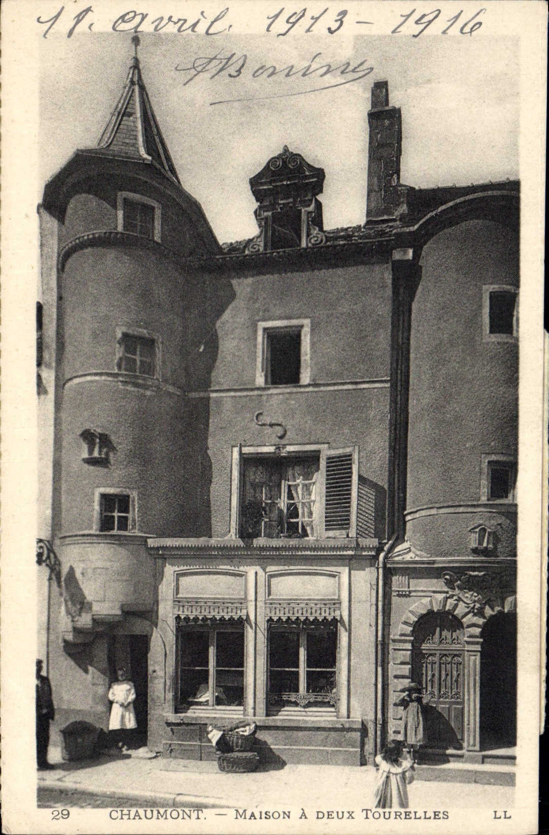 CPA Chateau Chaumont Maison a deux tourelles 
