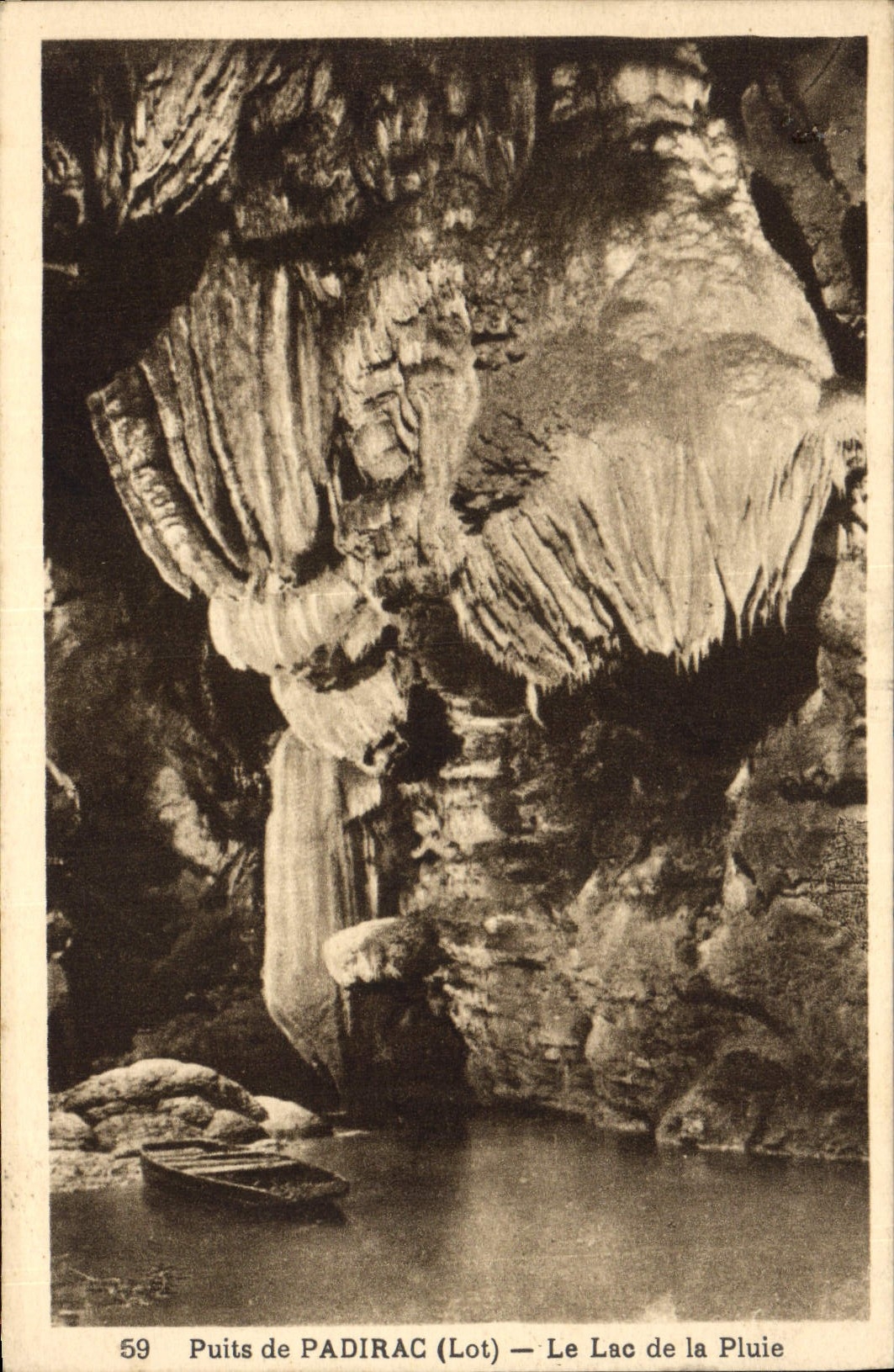 Puits de PADIRAC (Lot) — Le Lac de la Pluie — Phototypie-Hélio