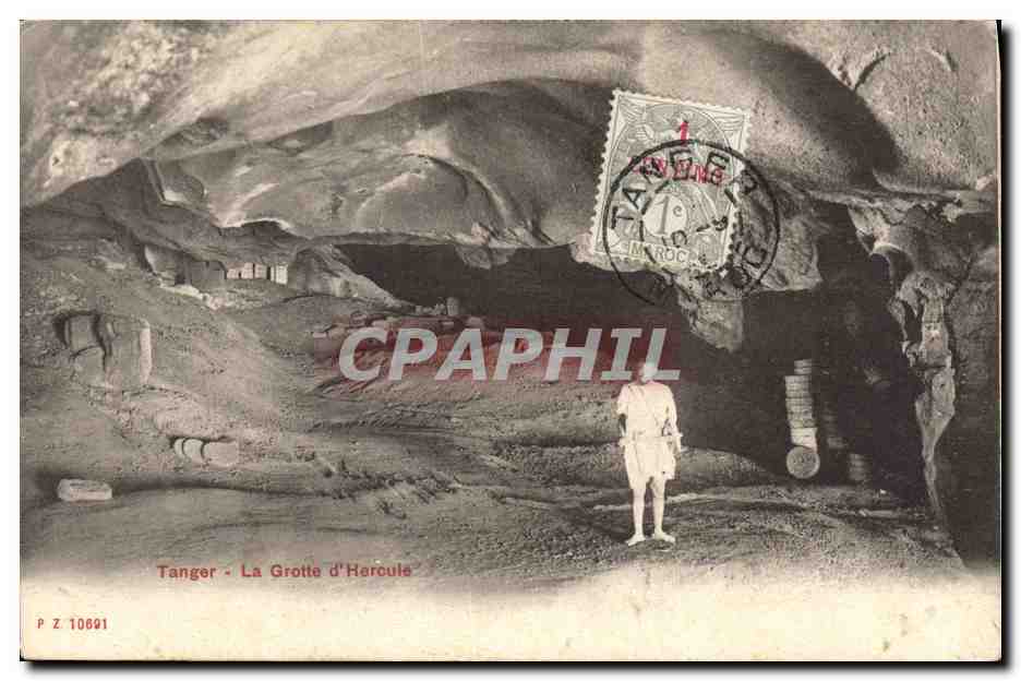 CPA Grotte d'Hercule Tanger Maroc Grottes  