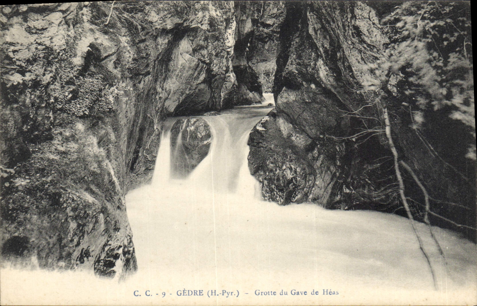 CPA Grotte Grottes Gedre Grotte du Gave de Heas 