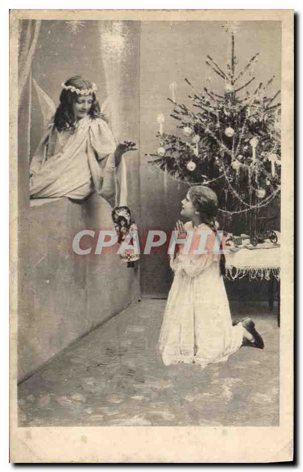 CPA Fantaisie Enfants Poupee Ange 