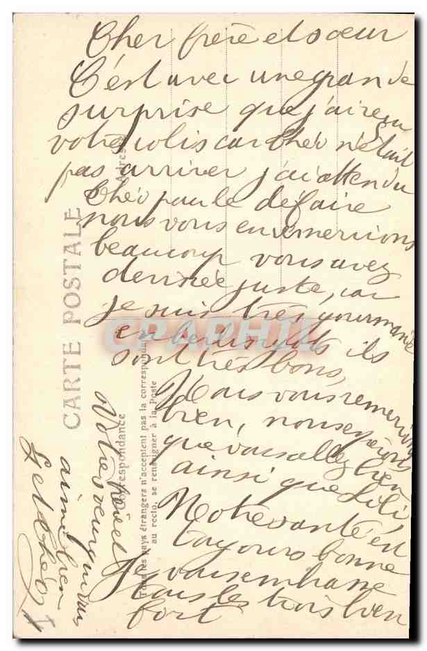 CPA Fantaisie Enfants Peche Pecheur Poupee   — Rückseite
