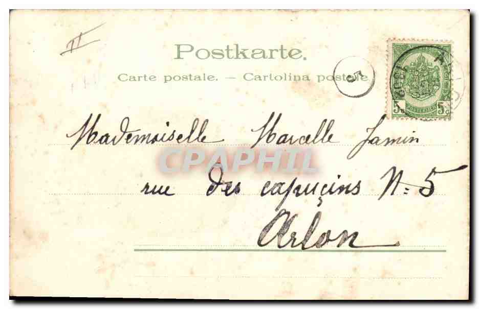 CPA Fantaisie Enfants Poupee   — Rückseite
