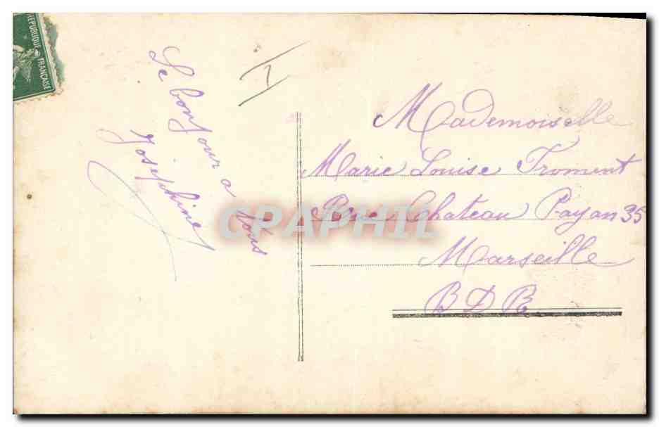 CPA Fantaisie Femme Noel Poupee   — Rückseite