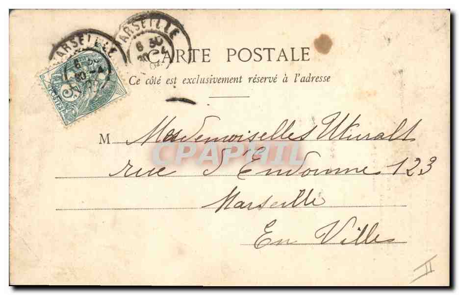 CPA Fantaisie Enfant Poupee La petite mendiante    — Rückseite