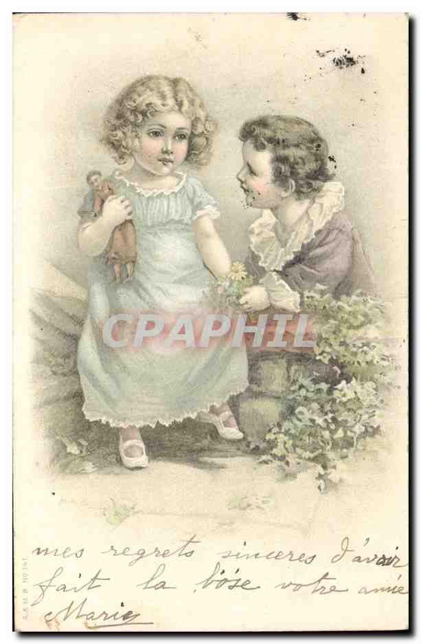 CPA Fantaisie Enfants Poupee  