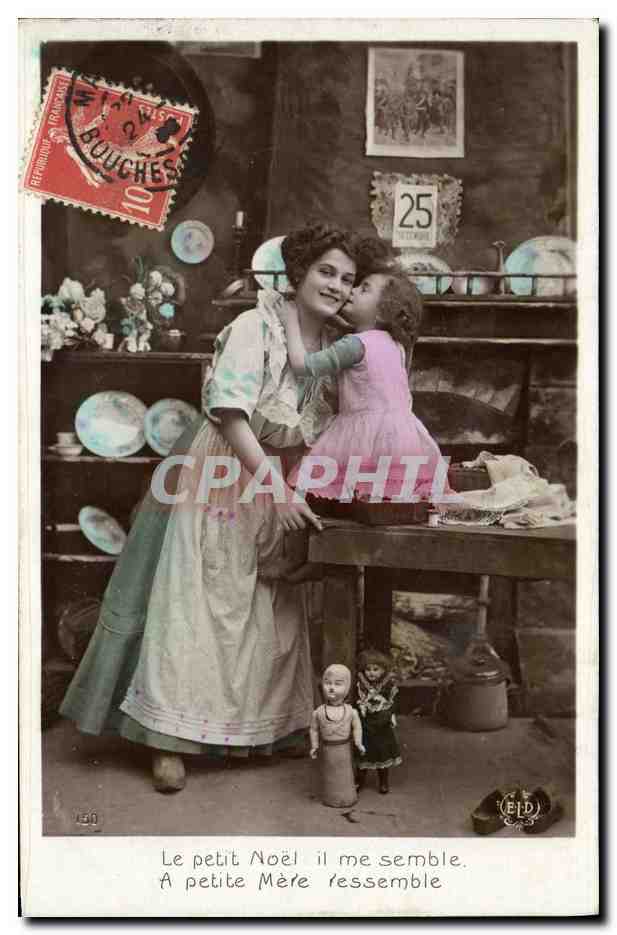 CPA Fantaisie Enfant Poupee Femme 