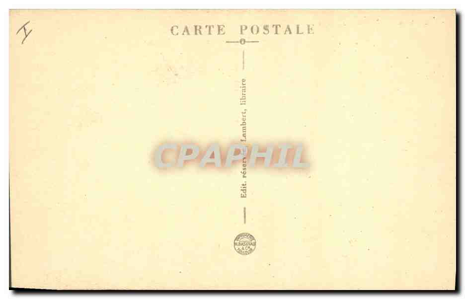 CPA Palais de justice Carpentras  — Verso