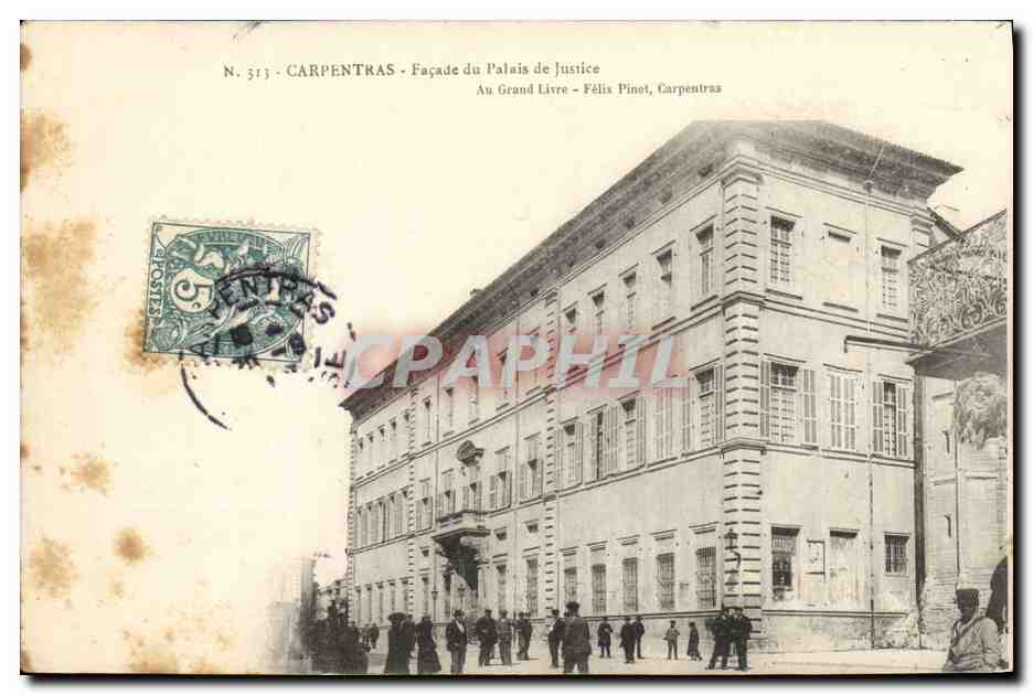 CPA Palais de justice Facade Carpentras 