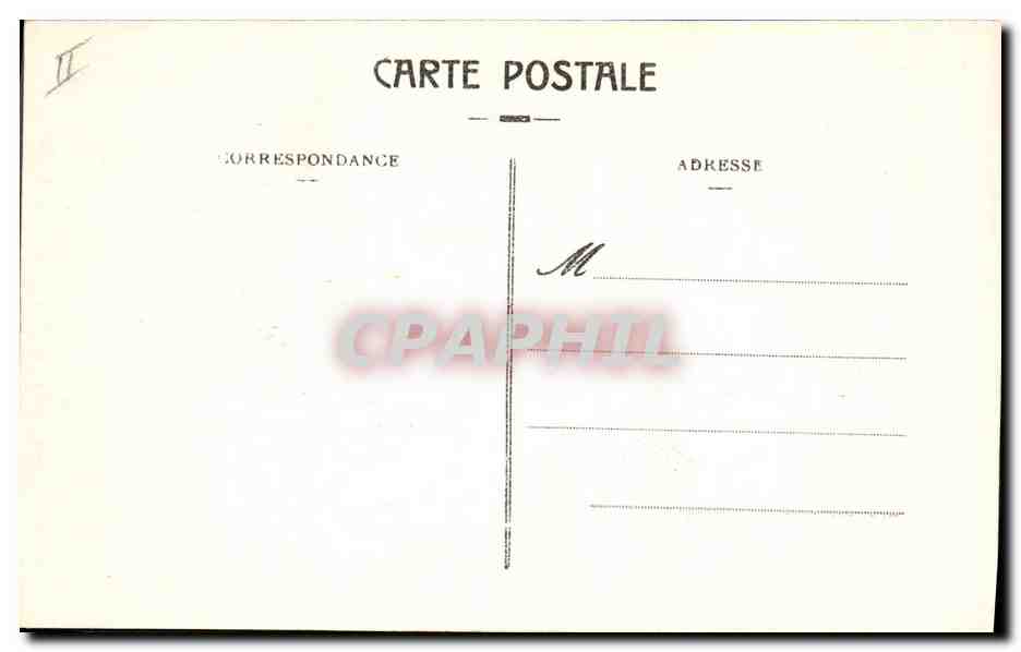 CPA Palais de justice ancien Palais Episcopal Carpentras  — Verso