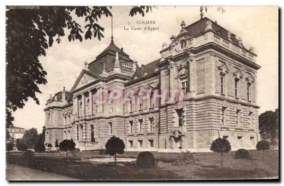 CPA Palais de justice Colmar La Cour d'Appel 