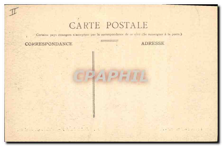 CPA Palais de justice Chambery  — Verso