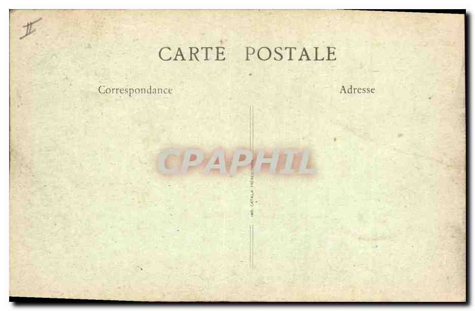 CPA Palais de justice Chambery  — Verso